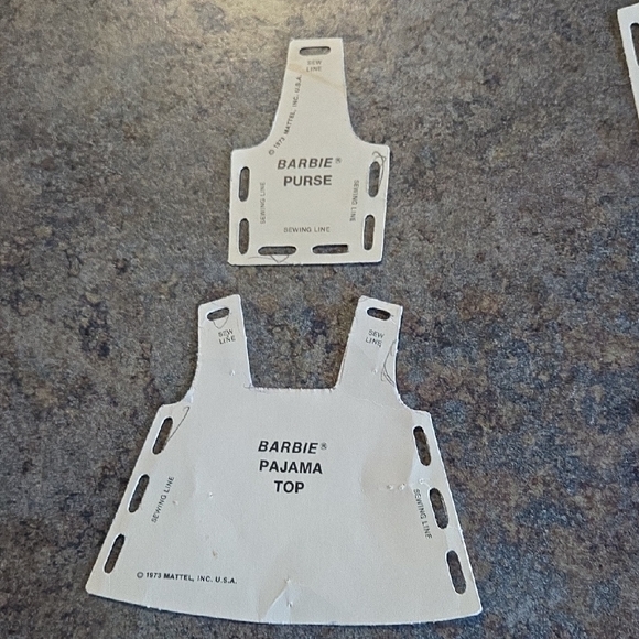 Barbie Vintage Sewing Patterns Vintage. Mattel. 1973. 14 Payterns - Picture 6 of 10
